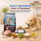 Meat Up Adult Dry Dog Food 2.4kg (1.2kg + 1.2kg) | Chicken Flavour | Healthy Skin & Coat | Antioxidants | Enriched with Vitamins & Minerals