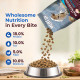 Meat Up Adult Dry Dog Food 2.4kg (1.2kg + 1.2kg) | Chicken Flavour | Healthy Skin & Coat | Antioxidants | Enriched with Vitamins & Minerals