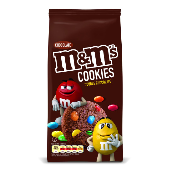 M and M MARS Double Chocolate Cookies, 180 g