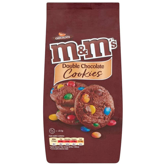 M and M MARS Double Chocolate Cookies, 180 g