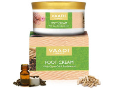 Vaadi Herbals Foot Cream, Clove And Sandal Oil, 150G