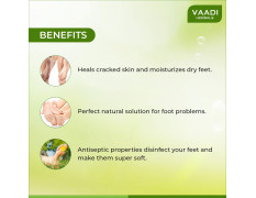 Vaadi Herbals Foot Cream, Clove And Sandal Oil, 150G