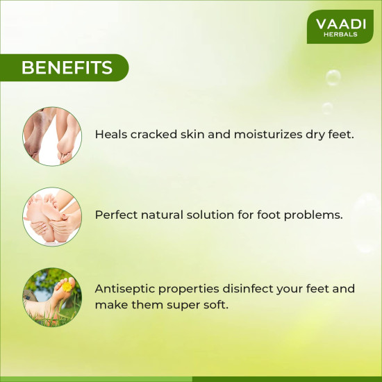 Vaadi Herbals Foot Cream, Clove And Sandal Oil, 150G