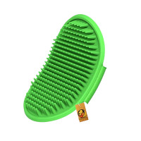 Foodie Puppies Pet Massage Rubber Bath Glove for Dogs, Cats, Rabbit, & Hamster | Grooming Shampoo Washing Soothing Bristles Hand Brush Comb - 1 Piece (Soothing Glove)