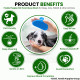 Foodie Puppies Pet Massage Rubber Bath Glove for Dogs, Cats, Rabbit, & Hamster | Grooming Shampoo Washing Soothing Bristles Hand Brush Comb - 1 Piece (Soothing Glove)