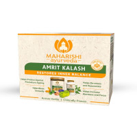 Maharishi Ayurveda Amrit Kalash Immunity Booster | Super Rasayana | Helps Immunity, Daily Wellnes Stress & Anxiety | Improves Heart Health (Ambrosia 60 Tablets & Nectar Paste 600 grams Combo Pack)