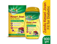 Zandu Kesari Jivan Sugar free Chyawanprash - 900g with Anti Age Action Formula| Clinically Tested Suitable for diabetic | Improves Respiratory & Digestive Health, Builds Energy,Strength & Stamina