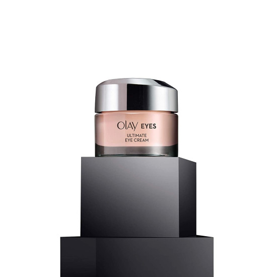 olay eye cream | Reduces Dark Circle, Wrinkles and Puffiness | With Peptides and Niacinamide | Normal, Oily, Dry & Combination Skin l Paraben & Sulphate free | (15ml, (Ultimate Eye Cream) olay eye cream | Reduces Dark Circle, Wrinkles and Puffiness | With Peptides and Niacinamide | Normal, Oily, Dry & Combination Skin l Paraben & Sulphate free | (15ml, (Ultimate Eye Cream)