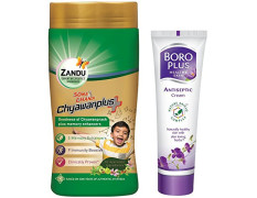 Zandu Sona Chandi Chyavanprash, Pack of 450g with Free Boro Plus Healthy Skin Ayurvedic Antiseptic Cream, 19ml