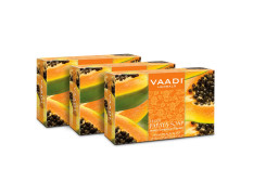 Vaadi Herbals Fresh Papaya Soap, 75g (Pack of 3)