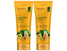Vaadi Herbals Sunscreen Cream SPF-25, 110g (Pack of 2)
