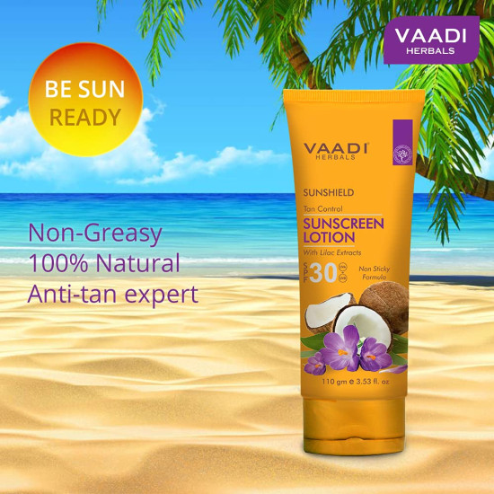 Vaadi Herbals Sunscreen Lotion SPF-30, 110g