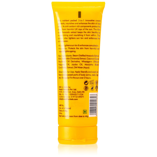 Vaadi Herbals Sunscreen Cream SPF-25, 110g