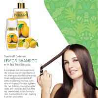 Vaadi Herbals Lemon Dandruff Defense Shampoo, 350ml (Pack of 3)