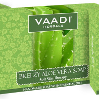Vaadi Herbals Breezy Aloe Vera Soap, 75g (Pack of 3)
