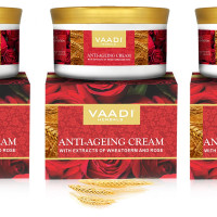 Vaadi Herbals Anti Ageing Cream, 150g (Pack of 3)