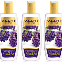 Vaadi Herbals Intensive Repair System Lavender Shampoo, 350ml (Pack of 3)