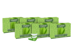 Vaadi Herbals Super Breezy Aloe Vera Soap, 75g (Pack of 6)