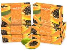 Vaadi Herbals Fresh Papaya Soap, 75g (Pack of 6)
