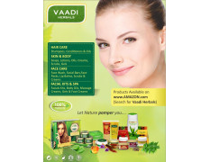 Vaadi Herbals Face and Body Cream, Papaya, 150g (Pack of 3)
