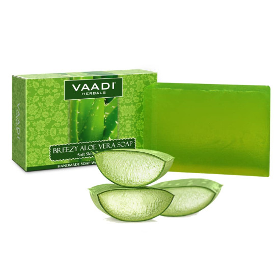 Vaadi Herbals Breezy Aloe Vera Soap, 75g