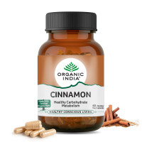 A TATA Product - Organic India Cinnamon - 60 Veg Capsules