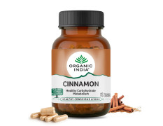 A TATA Product - Organic India Cinnamon - 60 Veg Capsules