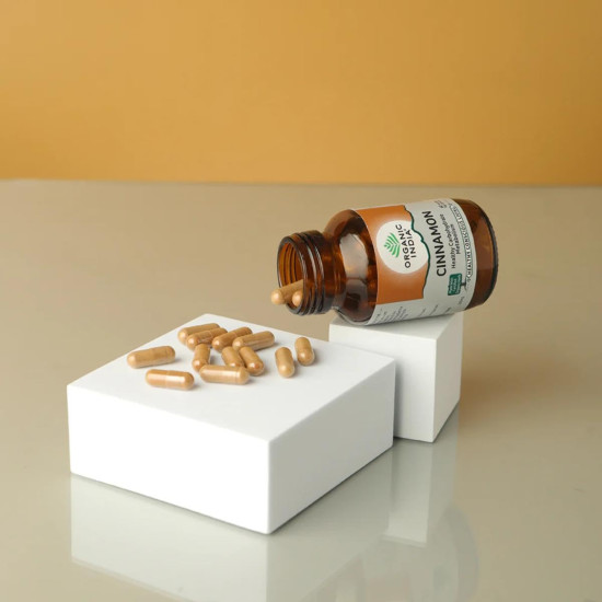 A TATA Product - Organic India Cinnamon - 60 Veg Capsules