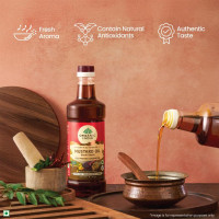 A TATA Product - Organic India Mustard Oil 1000ml, Certified Organic, Lab Tested on 600+ Parameters, Kachi Ghani Sarso Ka Tel, Natural Flavour, Ideal for Daily Cooking & Healthier Living