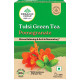 A TATA Product - Organic India Tulsi Green Tea Pomegranate - 25 Tea Bags, Certified Organic, Stress Relief, Rich in Antioxidant, Tulsi & Pomegranate Infusion