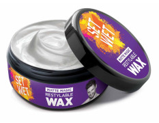 Set Wet Styling Matte Hair Wax 25g | Matte Look, Strong Hold, Restylable Anytime, Easy Wash Off | No Paraben, No Sulphate, No Alcohol