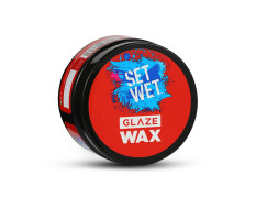 Set Wet Hair Wax For Men - Glaze Wax, 60g | Healthy Shine, Strong Hold, Restylable Anytime, Easy Wash off | No Paraben, No Sulphate, No Alcohol