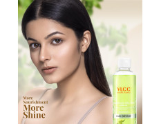 VLCC Nourishing & Silky Shine Shampoo - B1G1 - 350ml X 2 (700ml) | Stronger, Silkier Hair | Helps Prevent Frizzy Hair, Easy to Manage Hair Shampoo | Soy Proteins and Almond Shampoo.