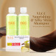 VLCC Nourishing & Silky Shine Shampoo - B1G1 - 350ml X 2 (700ml) | Stronger, Silkier Hair | Helps Prevent Frizzy Hair, Easy to Manage Hair Shampoo | Soy Proteins and Almond Shampoo.
