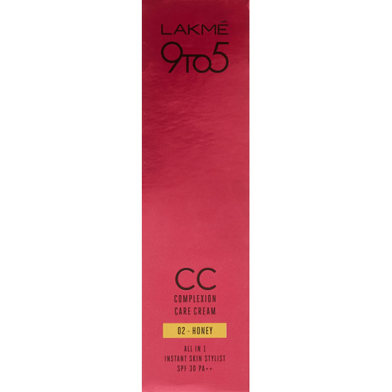 Lakmé 9 to 5 CC Complexion Care Cream - Honey, 30g Carton