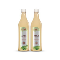 Jiva Amla Juice - 1L(Pack of 2) | 100% Pure & Natural | Helpful In Digestion | Enhance Skin, Hair & Eye