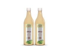 Jiva Amla Juice - 1L(Pack of 2) | 100% Pure & Natural | Helpful In Digestion | Enhance Skin, Hair & Eye