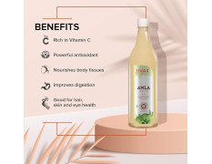 Jiva Amla Juice - 1L(Pack of 2) | 100% Pure & Natural | Helpful In Digestion | Enhance Skin, Hair & Eye