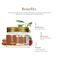 Khadi Natural Khadi Natural Almond & Kokum Body Butter 200Gm| Deeply nourishing|With Shea butter | All day hydration|Suitable for All Skin Types