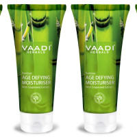 Vaadi Herbals Bamboo Age Defying Moisturizer, 60g (Pack of 4)