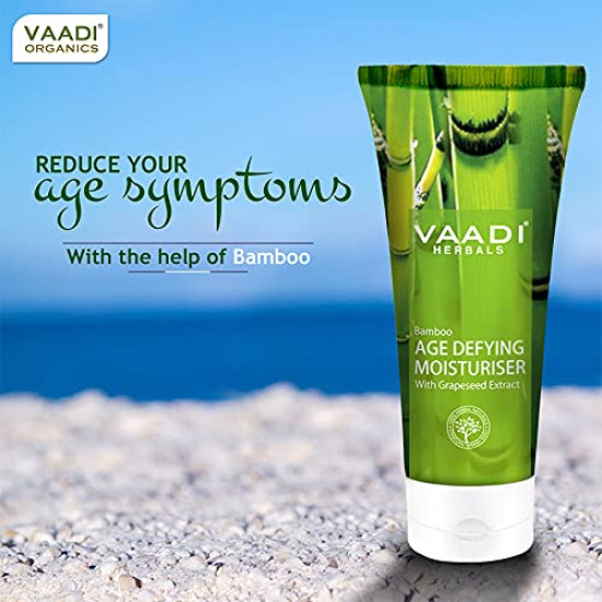 Vaadi Herbals Bamboo Age Defying Moisturizer, 60g (Pack of 4)