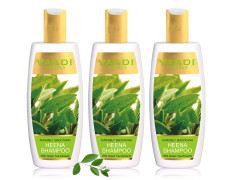 Vaadi Herbals Superbly Smoothing Heena Shampoo, 350ml (Pack of 3)