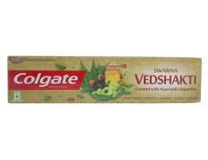 Colgate Anticavity Toothpaste for strengthening, freshness, anti-germ, massage, gum - (Swarna Vedshakti, 200g Carton)
