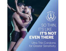 Durex Air Condoms for Men - 10 Count | Suitable for use with lubes & toys