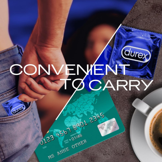 Durex Air Condoms for Men - 10 Count | Suitable for use with lubes & toys