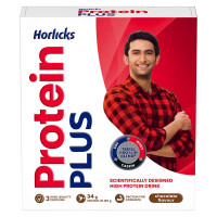 Horlicks Protein Plus Chocolate Carton, 200 g - Triple Protein Blend