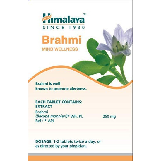 Himalaya Wellness Brahmi - 60 Tablets (Pack of 2)