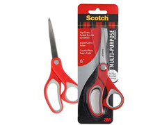 Scotch 6-inches Stainless Steel Multi-Purpose Scissor (Red)