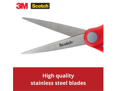 Scotch 6-inches Stainless Steel Multi-Purpose Scissor (Red)