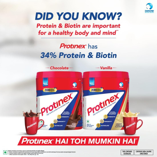 Protinex Health Supplement And Nutritional Protein Mix For Adults-(Creamy Vanilla, 400 Gms, Jar) with 25 Vital Nutrients to Support Strength, Immunity & Active Life